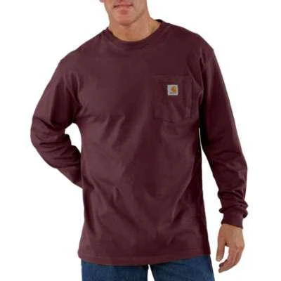 Carhartt Mens Big and Tall Loose Fit Heavyweight Longsleeve Pocket TShirt - Image 10