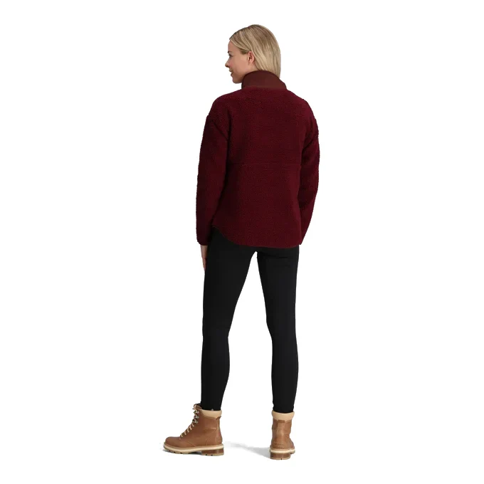Royal Robbins Womens Urbanesque Half Zip Sherpa Pullover - Image 7